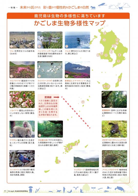 グラフかごしま3月号生物多様性マップ修正後