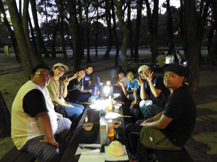 家族で夕食